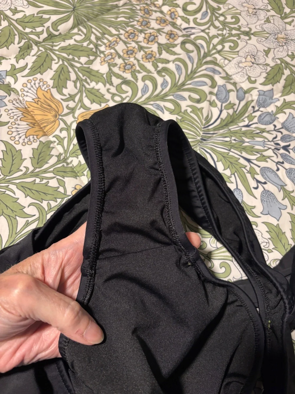 Venus Womens Black Swim Bikini Bottom with Decorative Accent 14